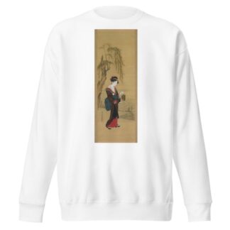Beauty with Fireflies by Kubo Shunman Sweatshirt
