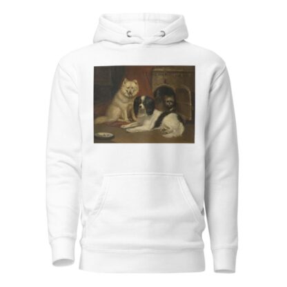 A Sheepdog, a King Charles Spaniel, and a Terrier by Bernard te Gempt Hoodie
