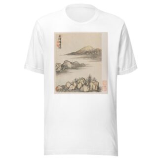 Reminiscences of Qinhuai River pl2 by Shitao T-Shirt