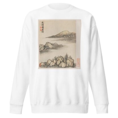 Reminiscences of Qinhuai River pl2 by Shitao Sweatshirt