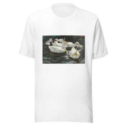 Sechs Enten im Wasser, by Alexander Koester T-Shirt