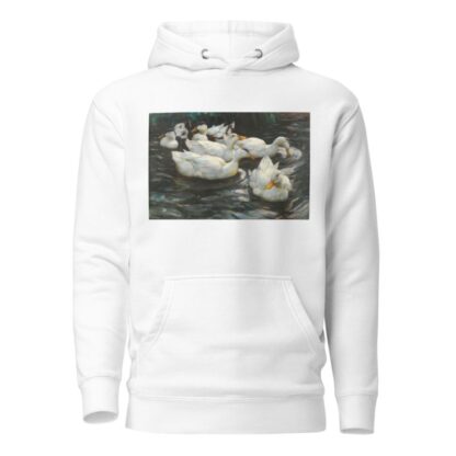 Sechs Enten im Wasser, by Alexander Koester Hoodie