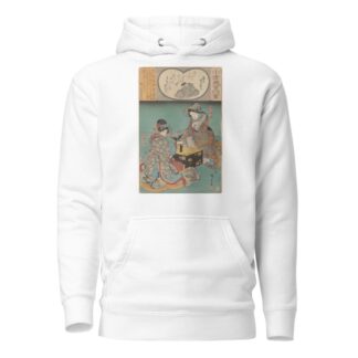 Two Women Playing a Game by Andō Hiroshige Hoodie