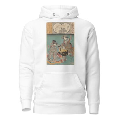 Two Women Playing a Game by Andō Hiroshige Hoodie