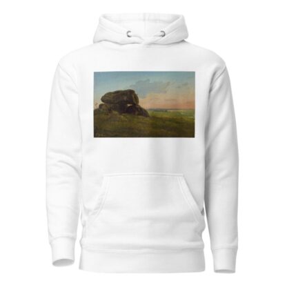 Evening landscape with a dolmen. Study by Carlo Dalgas Hoodie