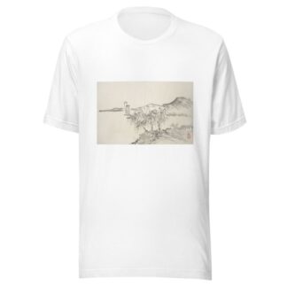 Album of Fifteen Ink Paintings Pl.02 by Hine Taizan T-Shirt