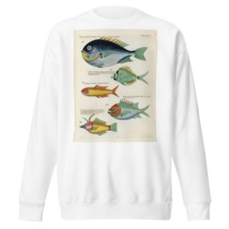 Poissons, ecrevisses et crabes, de diverses couleurs et figures extraordinaires.. Pl.062 by Louis Renard Sweatshirt