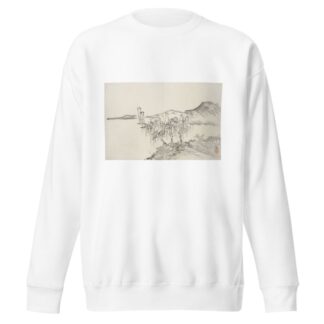 Album of Fifteen Ink Paintings Pl.02 by Hine Taizan Sweatshirt