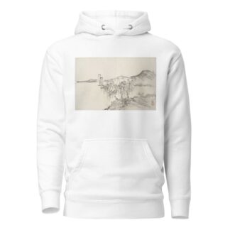 Album of Fifteen Ink Paintings Pl.02 by Hine Taizan Hoodie