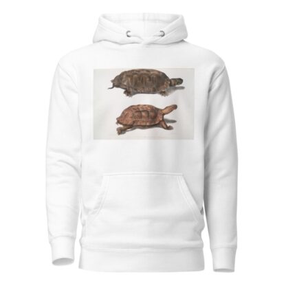 1. Flat Backed Terrapin, Emys platynotha; 2. Spinose Land Terrapin, Geoemyda spinosa. by John Edward Gray Hoodie
