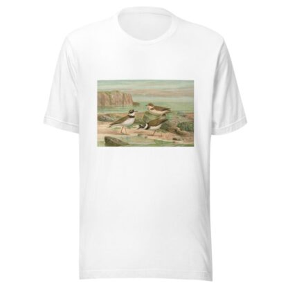 Charadrius dubius Scop by Johann Friedrich Naumann T-Shirt
