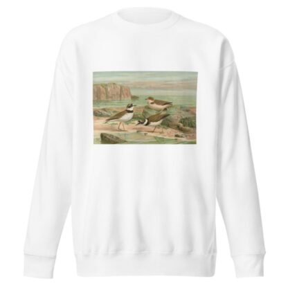 Charadrius dubius Scop by Johann Friedrich Naumann Sweatshirt