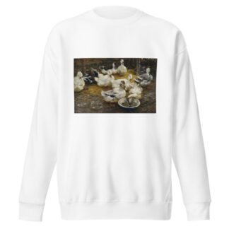 Enten im Stroh by Alexander Koester Sweatshirt