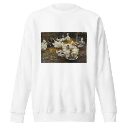 Enten im Stroh by Alexander Koester Sweatshirt