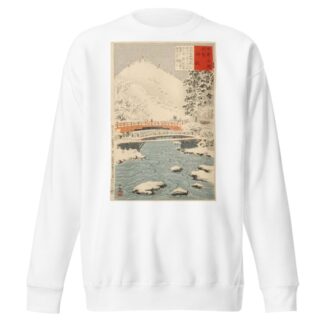 Shinkyō, Sacred Bridge at Nikkō by Kobayashi Kiyochika Sweatshirt