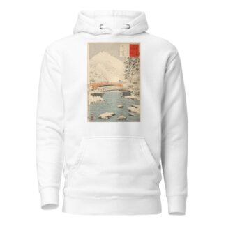 Shinkyō, Sacred Bridge at Nikkō by Kobayashi Kiyochika Hoodie