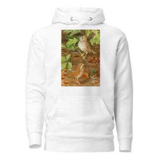 Wood Thrush,Hermit Thrush by Louis Agassiz Fuertes Hoodie