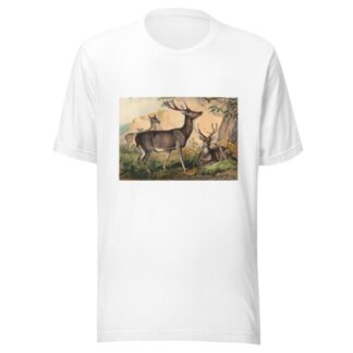 The Rusa Deer by Joseph Wolf T-Shirt