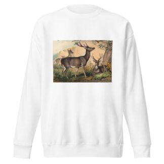 The Rusa Deer by Joseph Wolf Sweatshirt