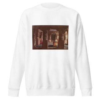 Third cave temple in Ellora by Yoshida Hiroshi Sweatshirt