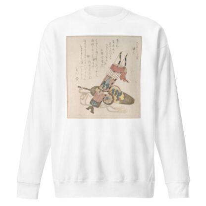 Hama-Yumi and Buriburi-Gitcho, Boy’s Toys, for the New Year Celebration by Kubo Shunman Sweatshirt