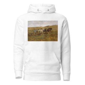 Pflügender Bauer by Otto von Thoren Hoodie