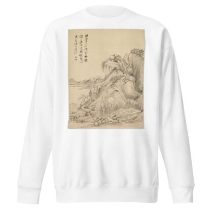 Dwellings beneath Folded Hills by Tsubaki Chinzan Sweatshirt