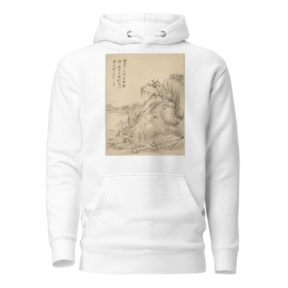Dwellings beneath Folded Hills by Tsubaki Chinzan Hoodie