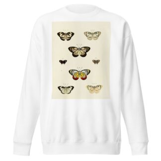 Foreign butterflies occurring in the three continents Asia, Africa and America Pl.126 by Pieter Cramer Sweatshirt