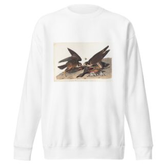 Great-footed hawk by John James Audubon Sweatshirt