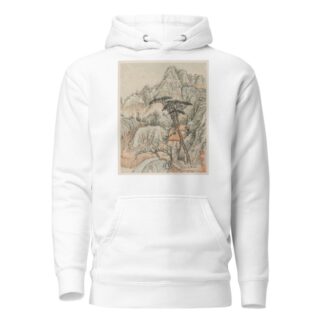 Reminiscences of Qinhuai River pl3 by Shitao Hoodie