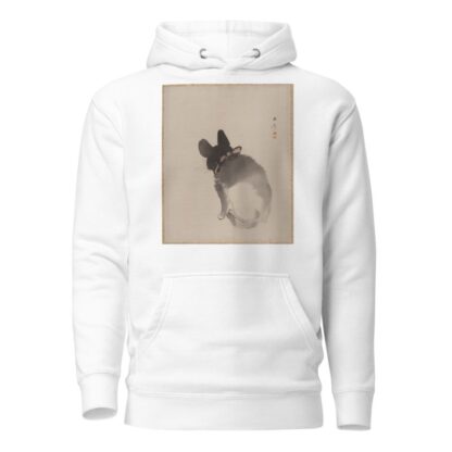 Cat Seen from Behind by Kawabata Gyokushō Hoodie