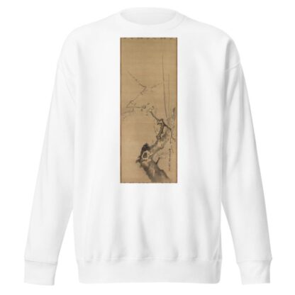 Sparrows on Blossoming Plum; A Sage with Tiger; Chinese Bird on Snow-Laden Branch by Kano Tan’yū Sweatshirt