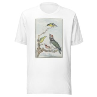 Four Different Birds on a Branch by Aert Schouman T-Shirt