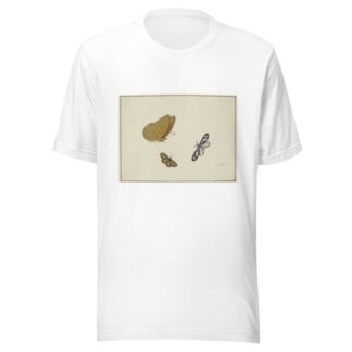 Ein gelber, ein schwarz-gelber und ein schwarz-weißer Schmetterling by Herman Henstenburgh T-Shirt