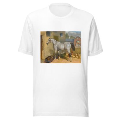 One Of The Scots Greys In A Yard With Dog And Goats by John Frederick Herring Snr. T-Shirt