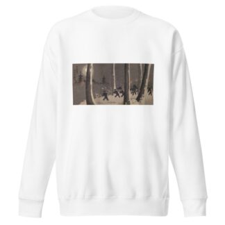 Great Fierce Battle in the Snow near Niuzhuang by Kobayashi Kiyochika Sweatshirt