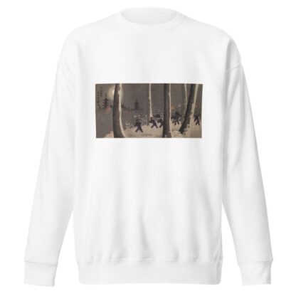 Great Fierce Battle in the Snow near Niuzhuang by Kobayashi Kiyochika Sweatshirt