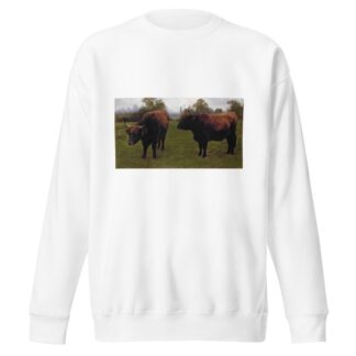 Two Bulls Grazing by Rosa Bonheur Sweatshirt