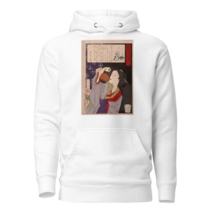 Geisha Drinking from Sake Kettle at 2;00 a.m. by Tsukioka Yoshitoshi Hoodie