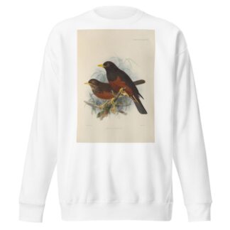 Merula Seebohmi by Henry Seebohm Sweatshirt