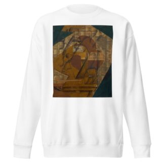 Bottle of Rum and Newspaper by Juan Gris Sweatshirt