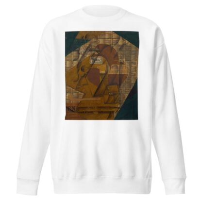 Bottle of Rum and Newspaper by Juan Gris Sweatshirt