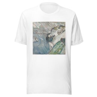 Snowstorm by the Sea by Edvard Munch T-Shirt