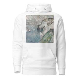 Snowstorm by the Sea by Edvard Munch Hoodie