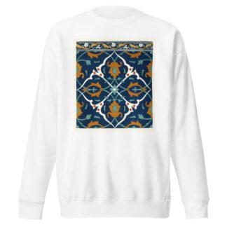 18 plates of ornamental tiles from the Afghan Boundary Commission Pl 12 by Afghan Boundary Commission Sweatshirt