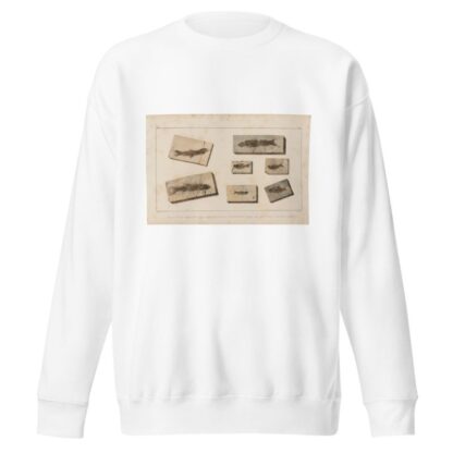 Recherches sur les poissons fossiles Pl.078 by Louis Agassiz Sweatshirt