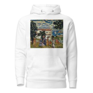 New England Village by Maurice Prendergast Hoodie