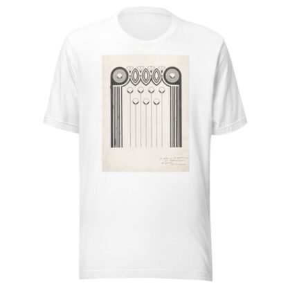 Ornamentale boekdrukstempel voor een boekband by Samuel Jessurun de Mesquita T-Shirt