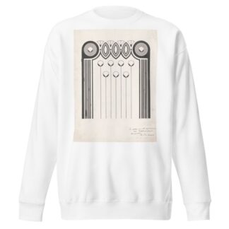 Ornamentale boekdrukstempel voor een boekband by Samuel Jessurun de Mesquita Sweatshirt